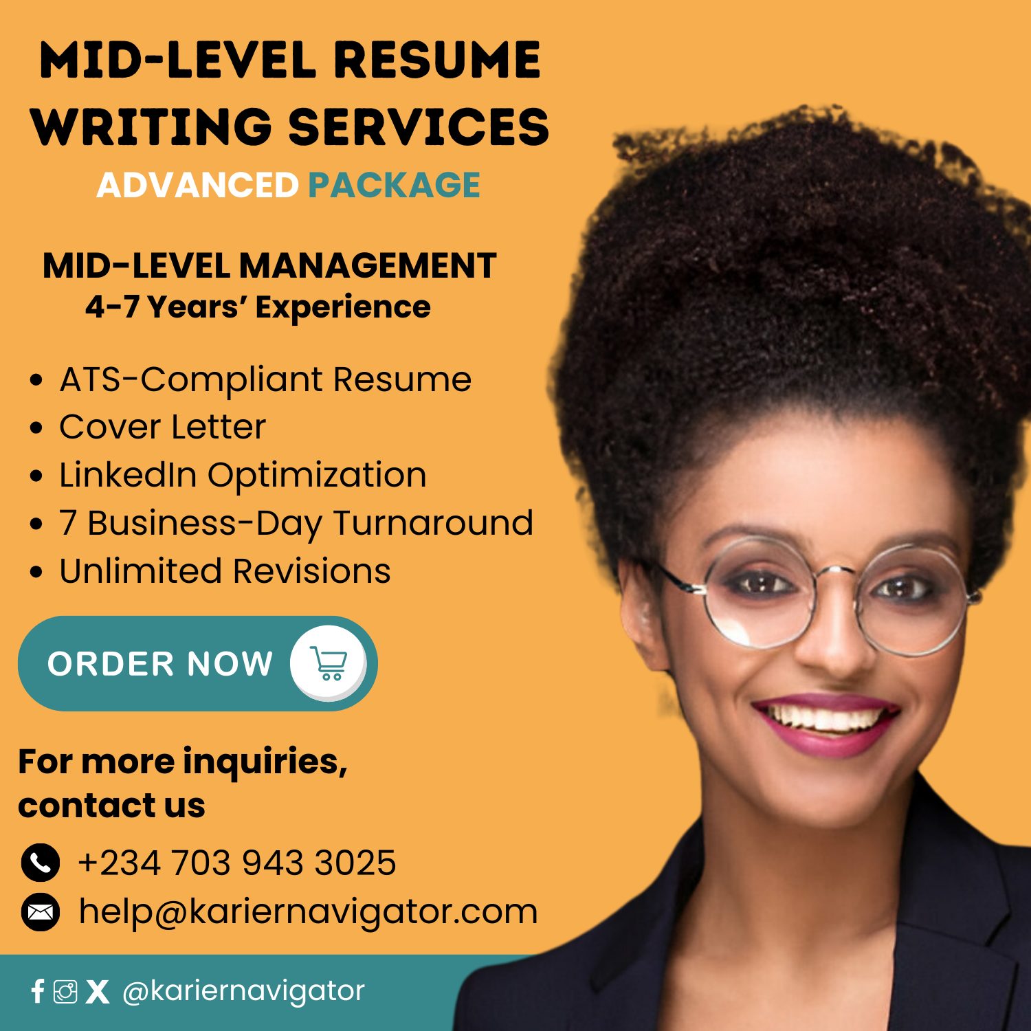 Mid-Level Management – Advance Resume Writing 4-7 Years of Experience ...