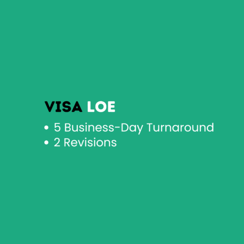 Visa LOE